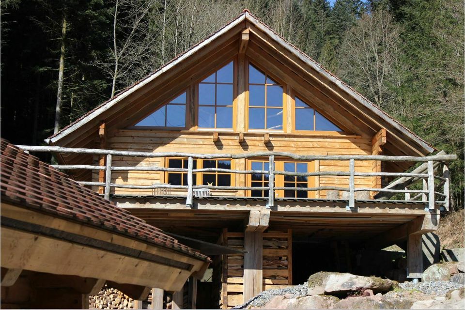 Rustikales Flößerhaus Blockhaus im wunderschönen Schwarzwald in Schenkenzell