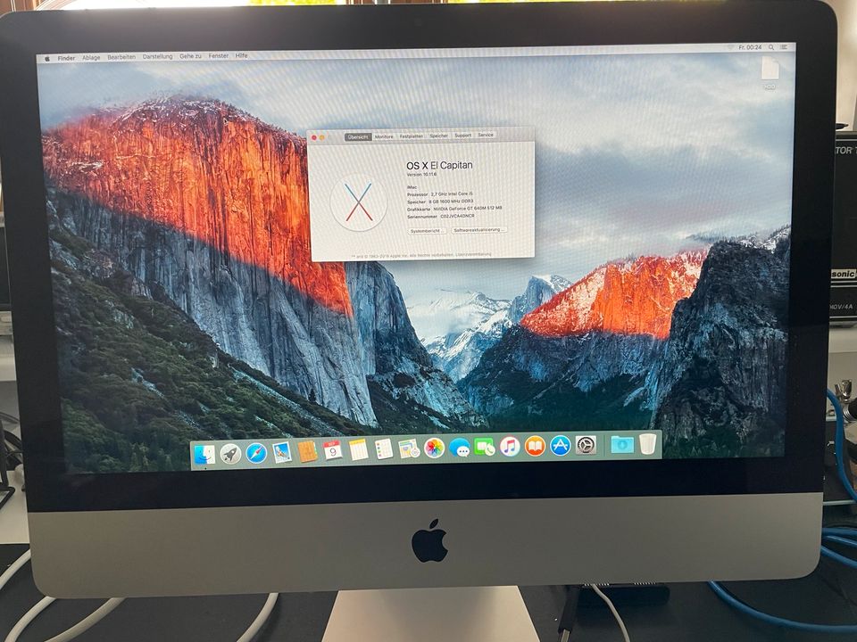 Apple iMac 21,5", OVP, 2,7GHz, 8GB RAM 1TB HDD (Modell 13,1) in Osterrönfeld