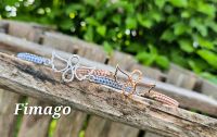 Armband handmade Makramee Engel unendlich silber rosegold grau Bayern - Aldersbach Vorschau