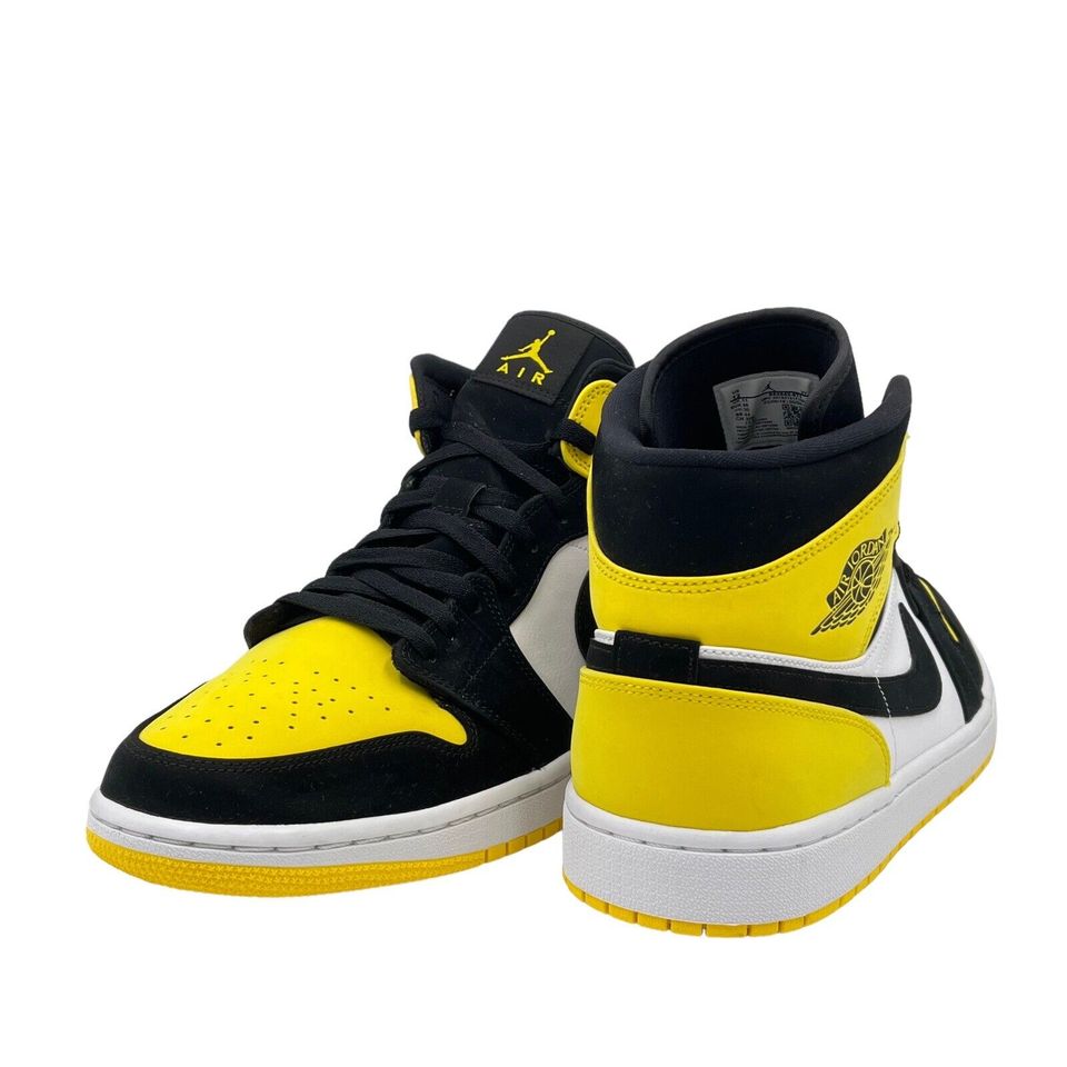 Nike Air Jordan 1 Mid Yellow Toe Black EU 46 in Berlin