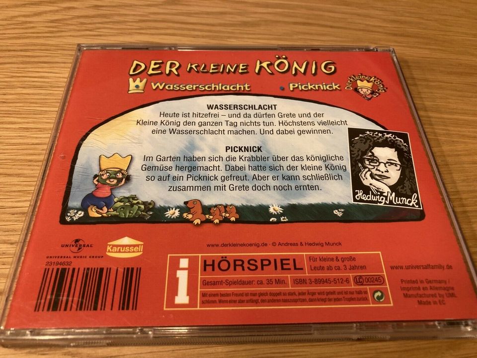 CD Hörspiel Der Kleine König - Wasserschlacht & Picknick in Alzenau