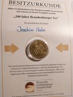 8 Silber-Gedenkmünzen mit Gold veredelt Pankow - Prenzlauer Berg Vorschau