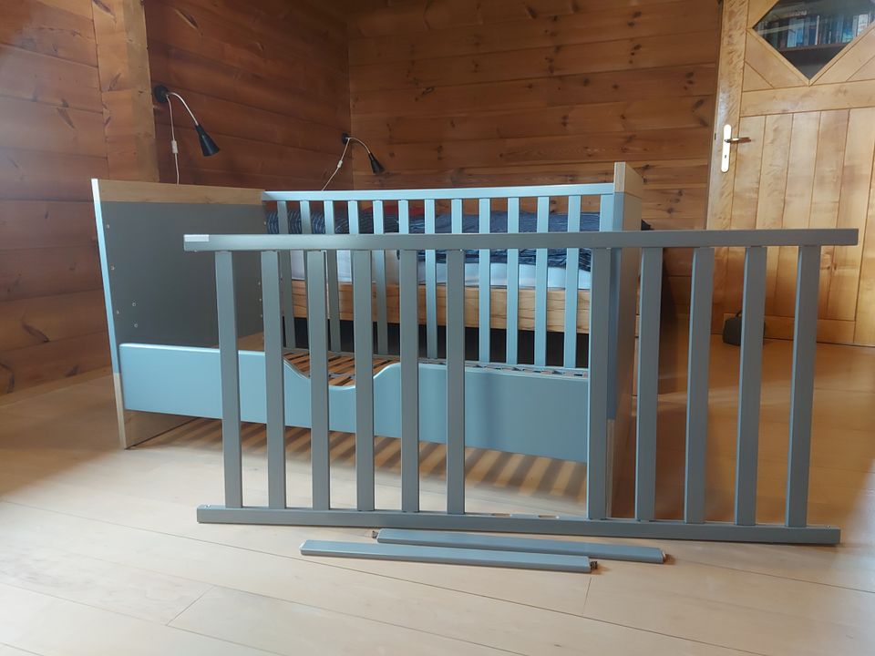 Paidi Liam Babybett Kinderbett 140 x 70 cm + Lattenrost +Matratze in Orsingen-Nenzingen