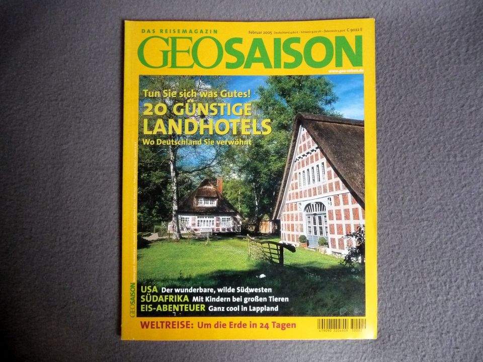 Geo Saison Magazin 20 günstige Landhotels von Februar 2005 in Wegberg