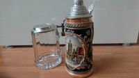 2 Krüge, Glas mit Zinn und Keramik mit Zinn Bayern - Dorfen Vorschau