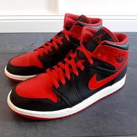 Nike Air Jordan 1 Mid (Bred) Niedersachsen - Sulingen Vorschau
