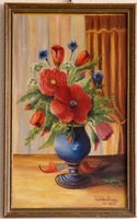 Wandbild Ölfarbe - Stillleben Blumen von G. Weidhase 1946 Leipzig - Grünau-Ost Vorschau