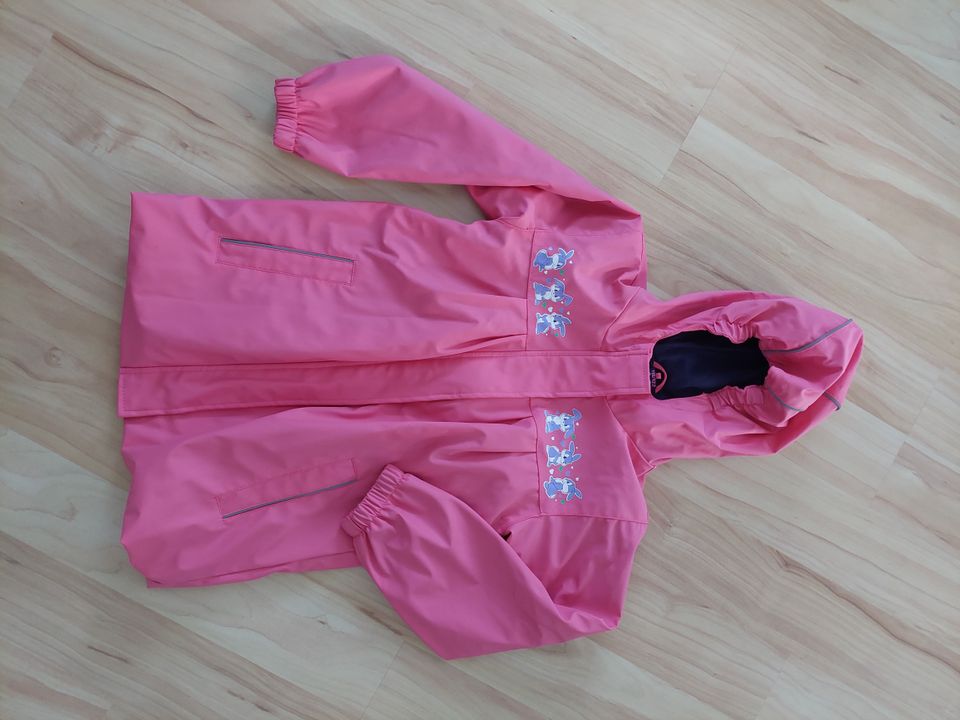 Gr.116/122 Regenjacke Pink leicht gefüttert in Achern