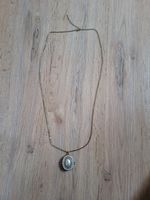 Kette Amulett gold Perlen weiß Niedersachsen - Braunschweig Vorschau