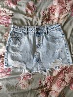 Shein Damenrock Destroyed Gr S Neu Iceblau Bayern - Vilshofen an der Donau Vorschau