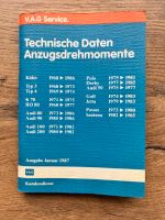 Vw Technische Daten Anzugsdrehmomente Käfer Audi 50 etc. Bayern - Uffenheim Vorschau