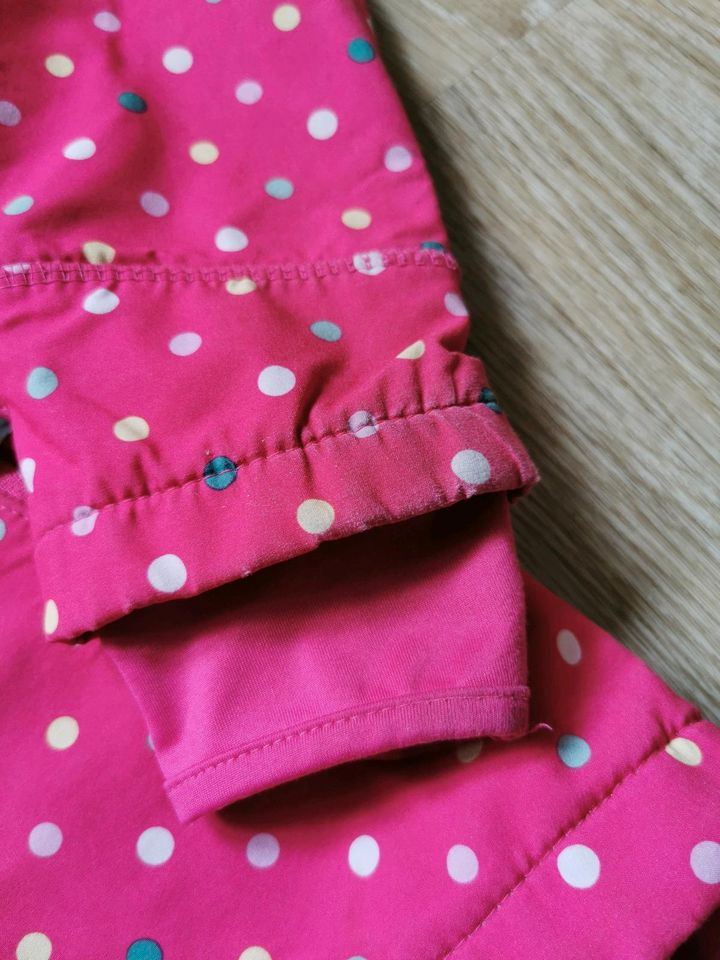 Softshelljacke * Übergangsjacke * Gr. 116 * pink Punkte Dots * in Wittmund