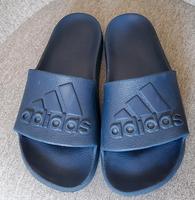 adidas Unisex Gr.41-42 8 BLAU Adilette Aqua Logo RUTSCHEN Nordrhein-Westfalen - Rheine Vorschau