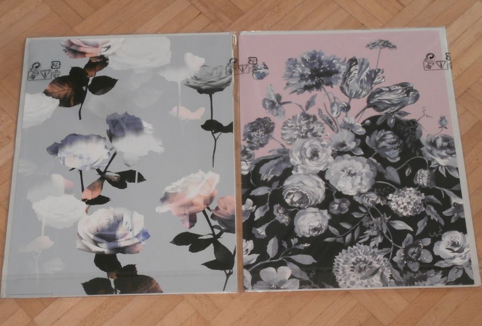 + 2 IKEA Bilder / Poster + 30x40 cm + NEU + floral + pastell in Bad Homburg