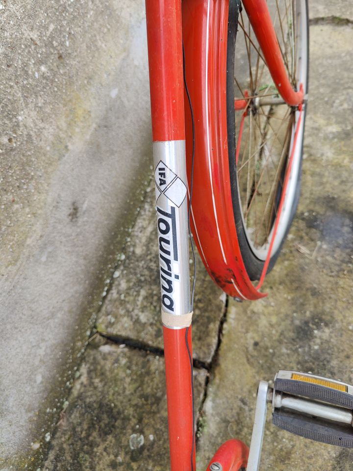 DDR Fahrrad IFA Touring Rot Herrenrad sehr guter Zustand in Schöneiche bei Berlin