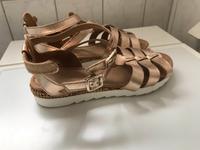 Gabor Leder Sandalen Gold Römersandalen Gr 38/ 38,5 Hannover - Nord Vorschau