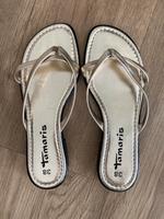 Sandalen 38 gold Brandenburg - Großbeeren Vorschau