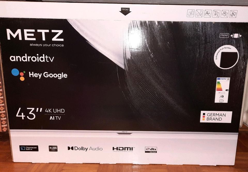 Fernseher Android TV  METZ in OVP in Neuenkirchen