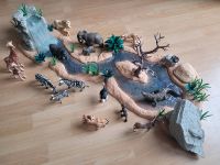 XXL Schleich Wasserstelle Wild Life Safari + 20 Schleich Tiere Berlin - Wilmersdorf Vorschau