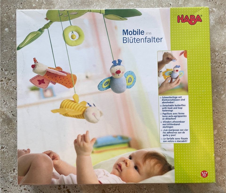 HABA Mobile Blütenfalter für Wiege / Babybett in Backnang