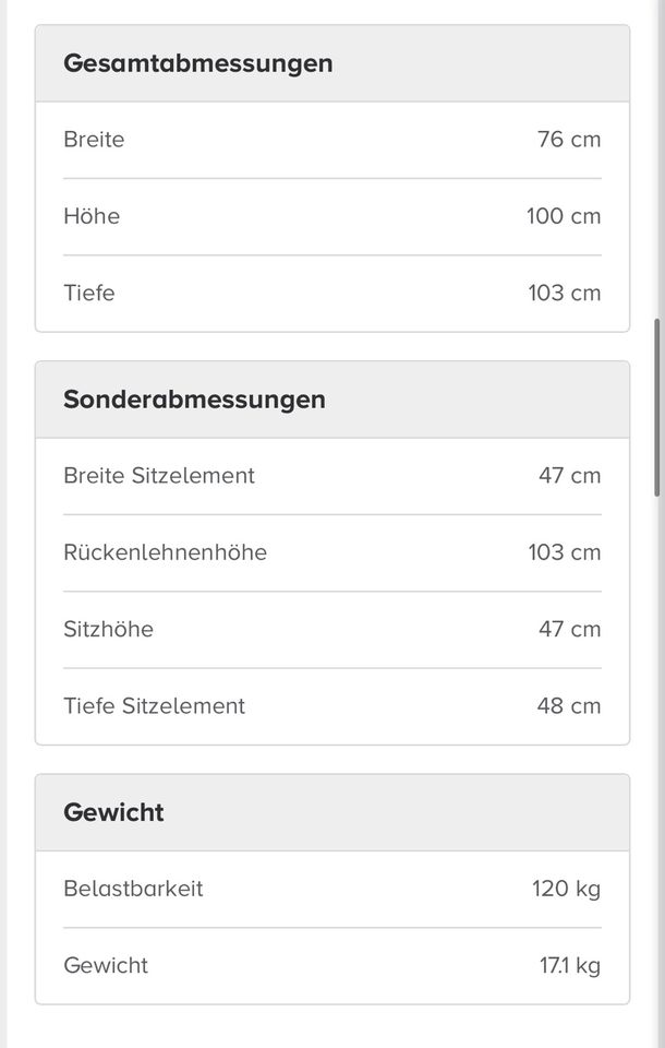 Schaukelsessel Skamby in Düsseldorf