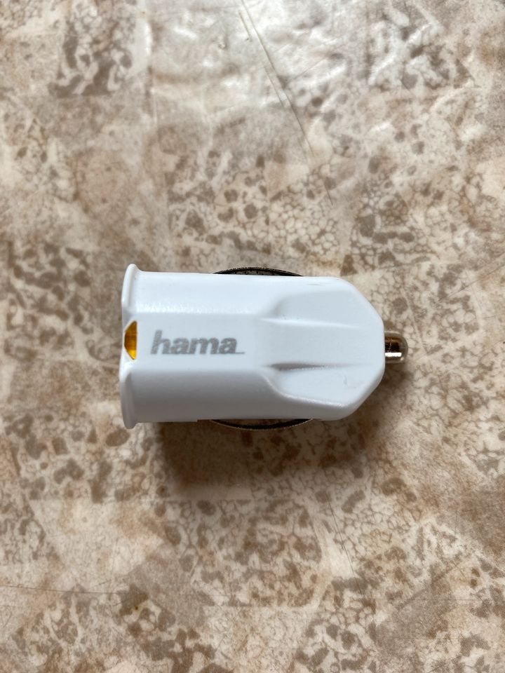 Kfz USB Ladegerät Mini Hama 2x Stecker Auto Adapter Zigarettenanz in Tuttlingen