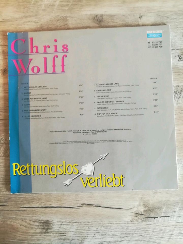 Schallplatte Chris Wolff in Duisburg