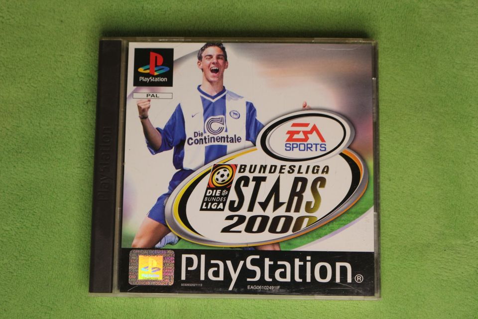 Playstation 1 Spiel Bundesliga Stars 2000 in Glauchau