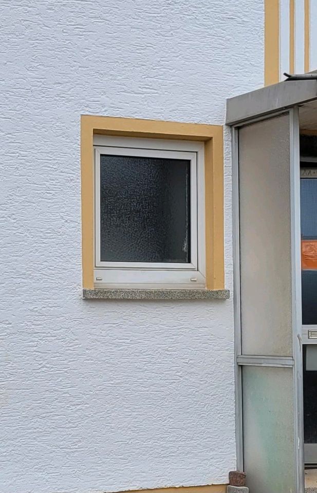 Fenster BxH 92x93,5cm Kunststofffenster Satin Milchglas in Weißenhorn
