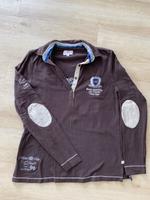 Langarmshirt, von Milano Italy, Gr. 38, braun, stylische Details Berlin - Reinickendorf Vorschau