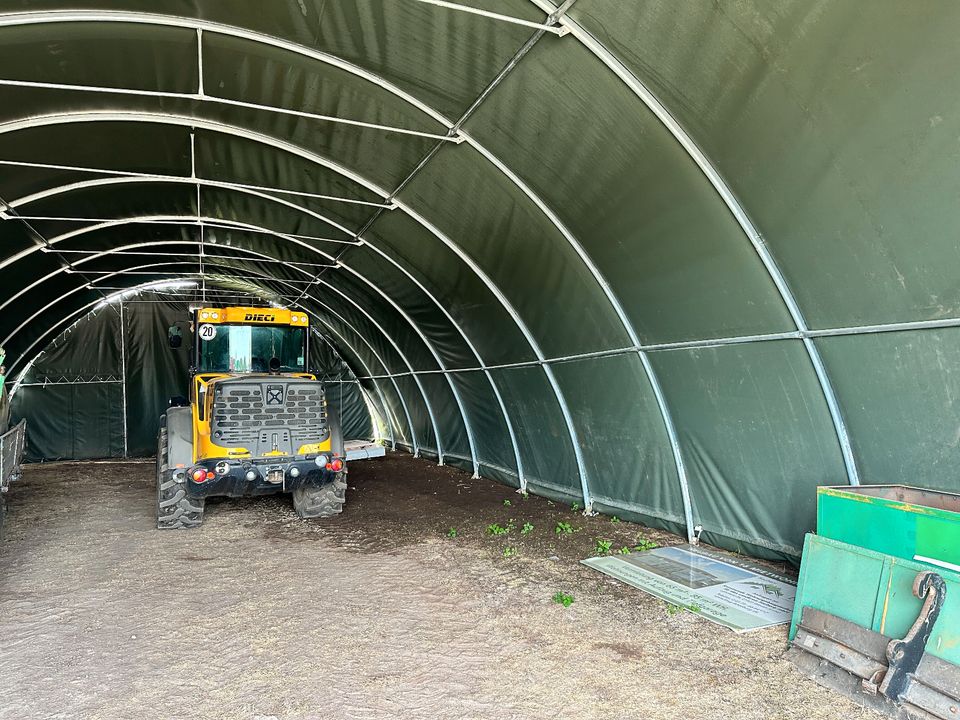 Optimaler Schutz vor Wind, Sonne, Regen, Hagel und Schnee - Genehmigungsfreie Rundbogenhalle - Kein Fundament nötig - robuste, korrosionsfreie Gestänge - Lagerware - Ersatzteile - Garantie - Statik in Hamburg