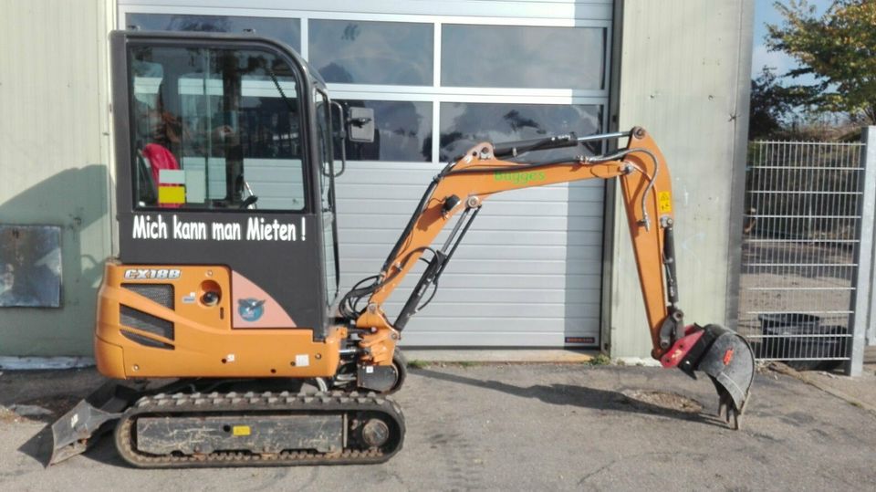 Case CX18B Minibagger zu vermieten - mieten in Geislingen an der Steige