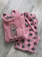 NEU ❤ TEDDY Plüsch Pyjama M/L Damen Mädchen rosa Hund flauschig Thüringen - Erfurt Vorschau