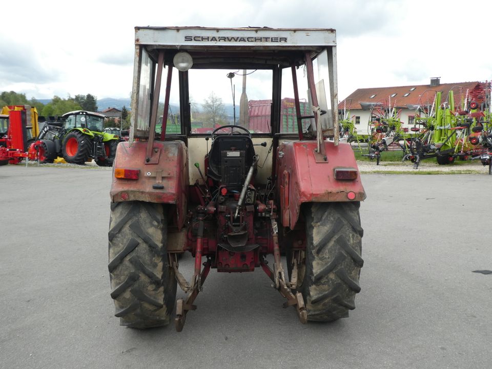 IHC Schlepper 644 Allrad mit Industriefrontlader in Geiersthal