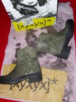 Schicke Leder Boots xyxyx Stiefelette 39 khaki grün wie Fotos Niedersachsen - Lehrte Vorschau