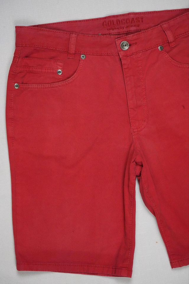 JOKER Shorts Herren GOLDCOAST ORIGINAL Bermuda 36 Stretch ROT in Ludwigsburg