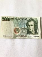 5000 Lire Geldschein Italien München - Ramersdorf-Perlach Vorschau