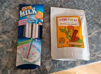Cool Milk Trinkhalme und Lebe Pur Kurkuma Shot zu verschenken Niedersachsen - Aurich Vorschau