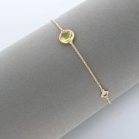 WERT 590 € BRILLANT LEMONQUARZ ARMBAND 585er/14 K GOLD vxlt H860 Essen - Altenessen Vorschau