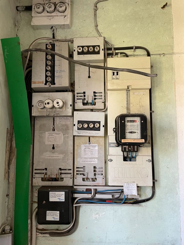 Retro Stromkosten Anlage zur DEKO in Leipzig