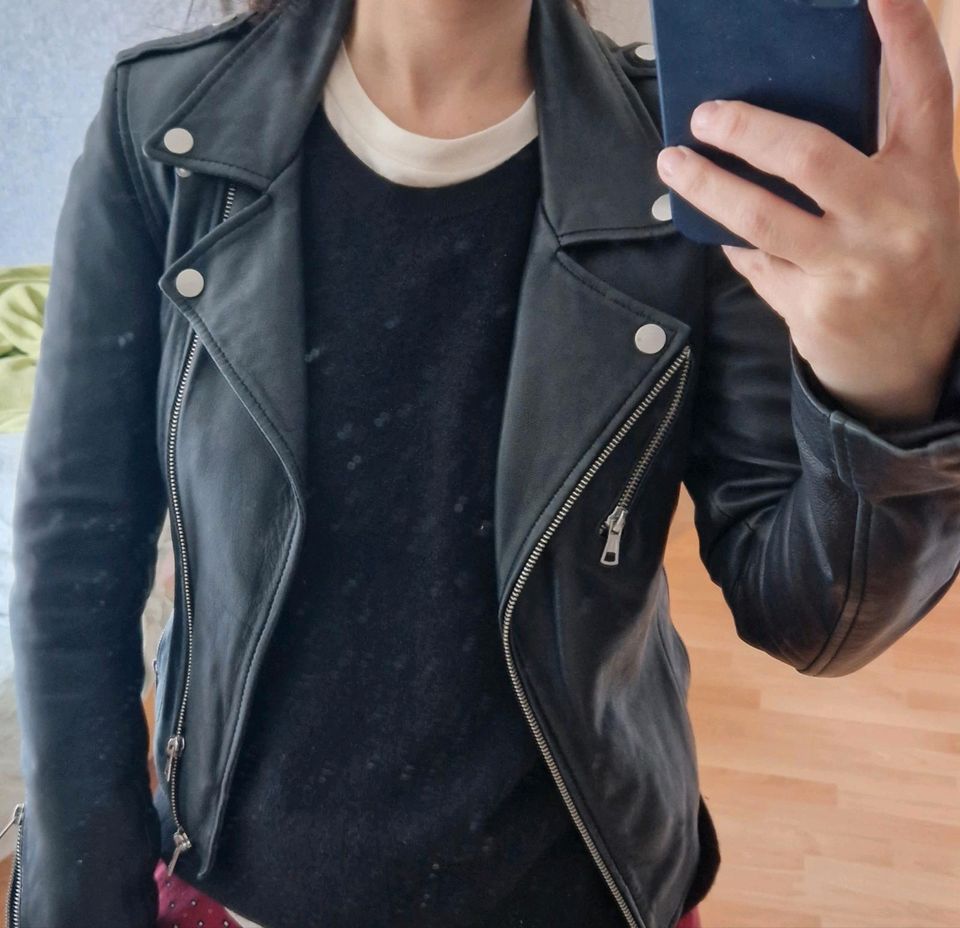 Zara Echtlederjacke in Hamburg