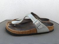 Birkenstock Gizeh Gr 38 silber Sandalen Nordrhein-Westfalen - Langenfeld Vorschau
