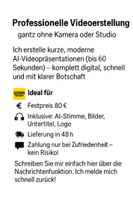Professionelle Videoerstellung mit Künstlicher Intelligenz Berlin - Mitte Vorschau