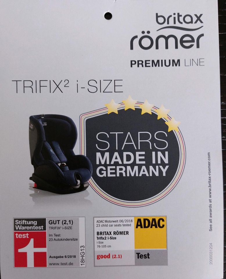 Kindersitz, "Britax Römer Premium Line, Trifix 2 i-SIZE", gebr. in Unna