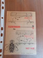 Fleischmann H0 International Bedienungsanleitung 1407-1408 1967 Niedersachsen - Auetal Vorschau