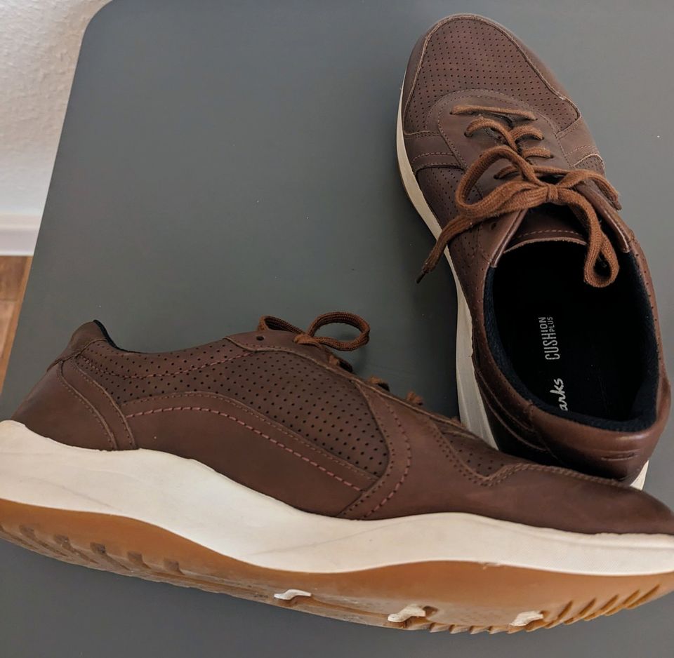 Clarks Herren Sift Speed Sneaker Niedrig, Braun Größe 44 in Leipzig