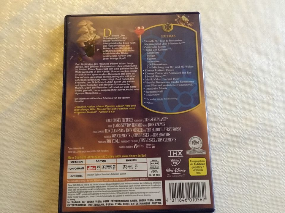 DVD Disney Der Schatzplanet  Z4 Sehr guter Zustand in Asbach