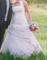 Brautkleid Neckholder Gr. 40/42 Hochzeit weiß ivory Bayern - Kemmern Vorschau