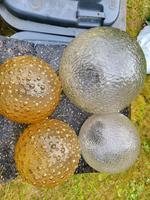 DDR Kugellampe, Glas Lampe, Lamenglocke Brandenburg - Elsterwerda Vorschau
