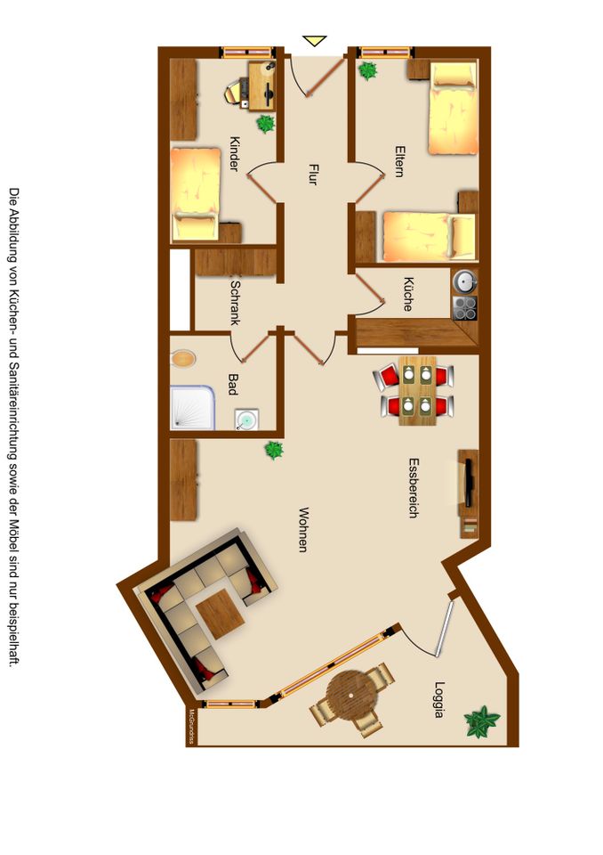 Die Promenade vor der Tür! ca. 55m² Wohnung im 5. OG des beliebten Grömitz Centers in Grömitz